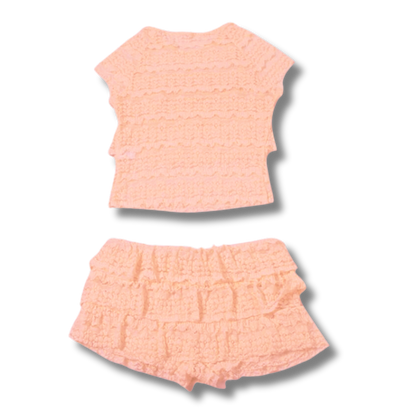 Gabi Ruffle Shorts Set